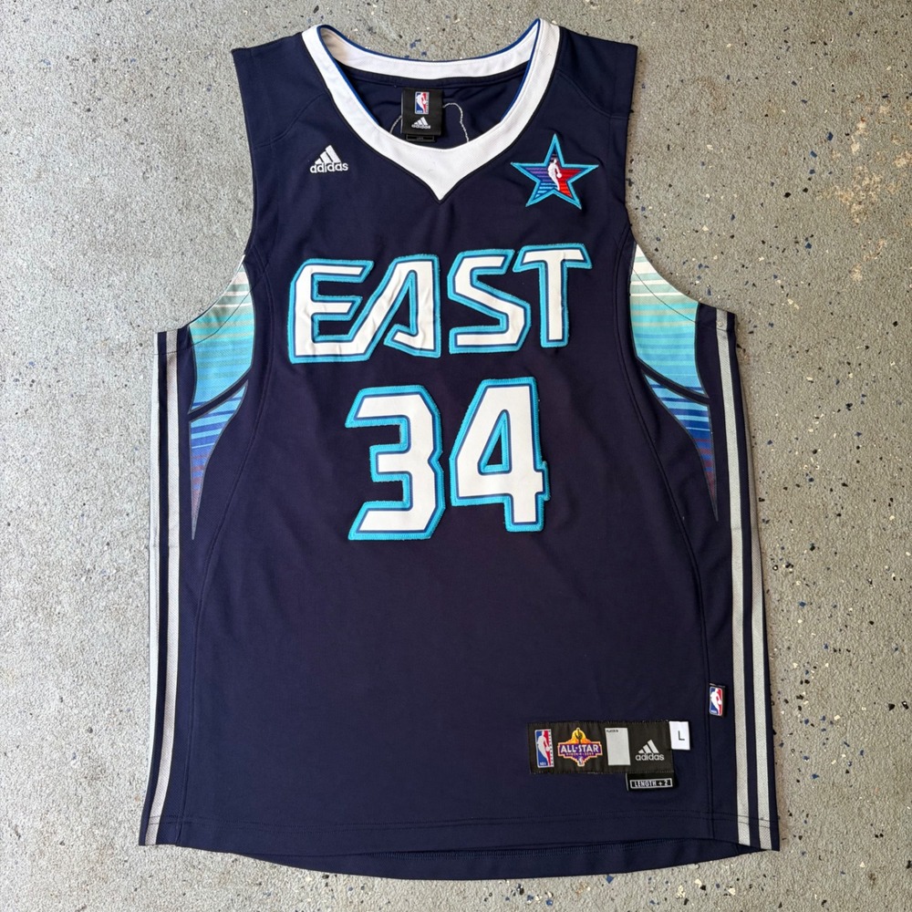 Adidas NBA All Star 2009 Paul Pierce Eastern Conference Jersey Navy Blue L 34